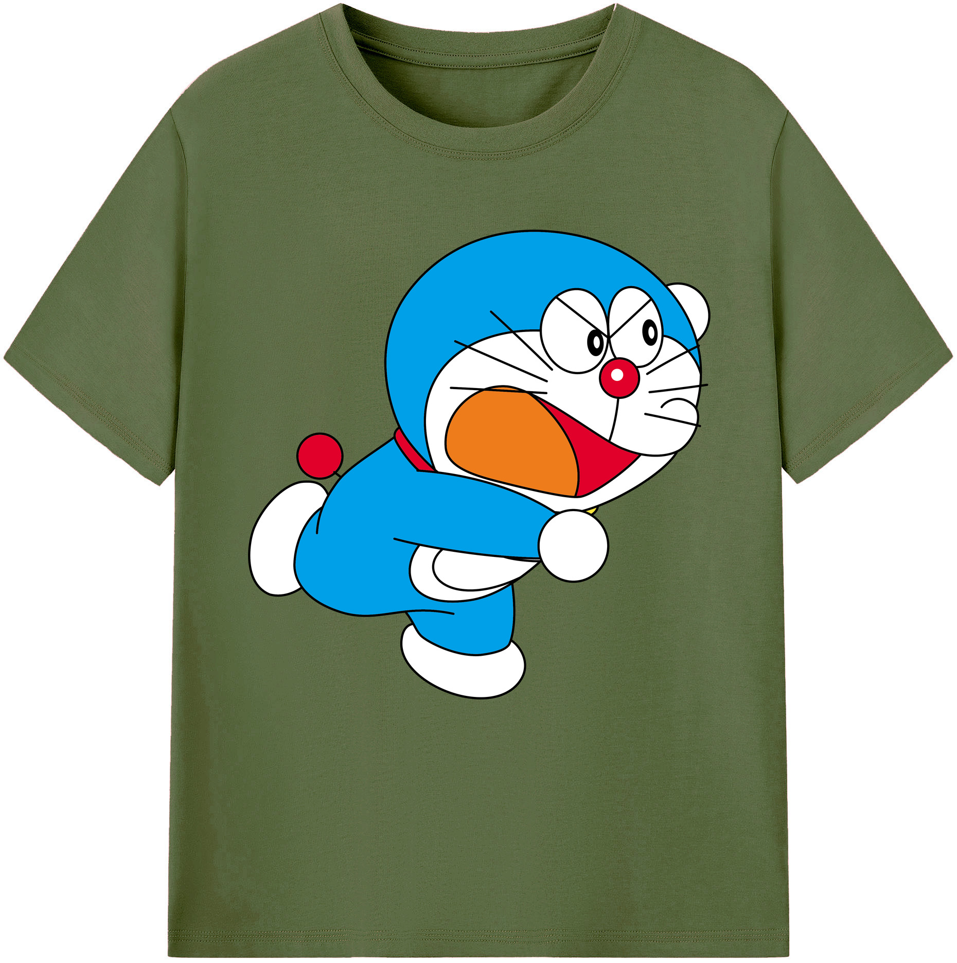 （画像用） ドラえもん Doraemon 綿100％半袖Tシャツ（フロントプリント）